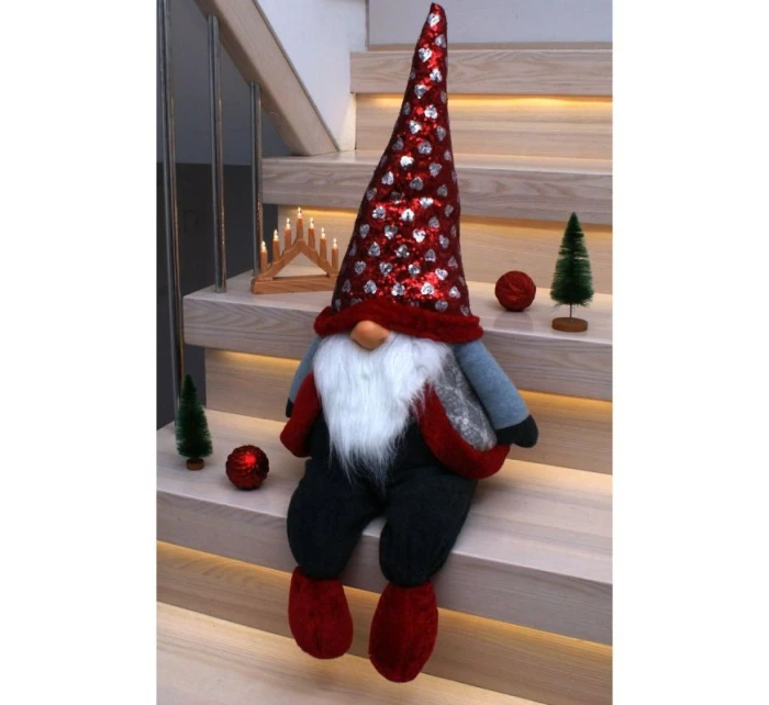 VÁNOČNÍ TRPASLÍK SEDÍCÍ 92CM