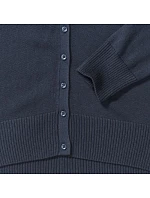 Russell Athletic 715F Dámský pletený cardigan s výstřihem do V 11.715F charcoal marl Russell Athletic 715F Dámský pletený cardigan s výstřihem do V 11.715F charcoal marl
