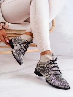 Dámské kozačky Suede Béžové model 21577113 - Maciejka