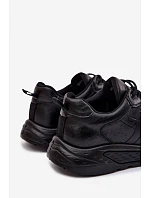 Pánské Eko Kožené Tenisky Černé model 22064217 - EVENTO