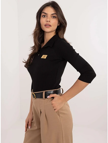 Dámská halenka RV BZ model 21202096 Černá Relevance - FPrice