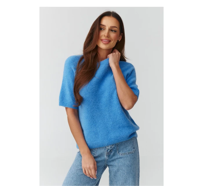 Svetr s krátkým rukávem  model 224083 Makadamia