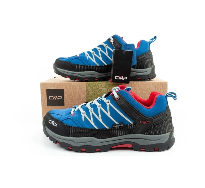 CMP Kids Rigel dětské trekové boty nepromokavé odolné modré