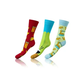 Bellinda Crazy Socks BE491004-305 3-pack barva:potravinářská