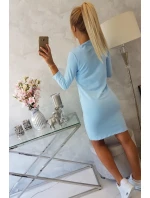 Klasické modré šaty