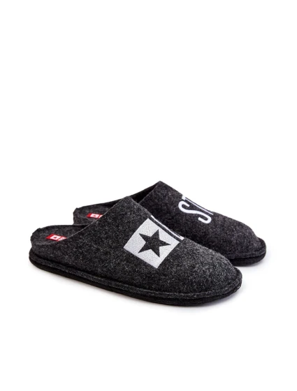Klasické pánské pantofle Big Star model 21603108 Černé - Big Star Shoes