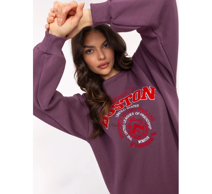 Halenka EM BL 617 15.55P tmavě fialová Halenka EM BL 617 15.55P tmavě fialová