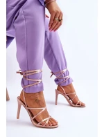 Sandály na šněrování model 179630 Step in style Sandály na šněrování model 179630 Step in style