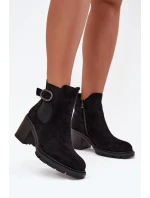 Boty na podpatku  model 216653 Step in style