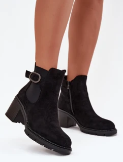 Boty na podpatku  model 216653 Step in style