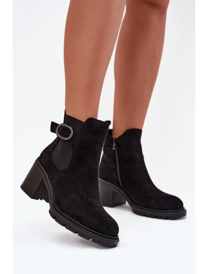 Boty na podpatku  model 216653 Step in style