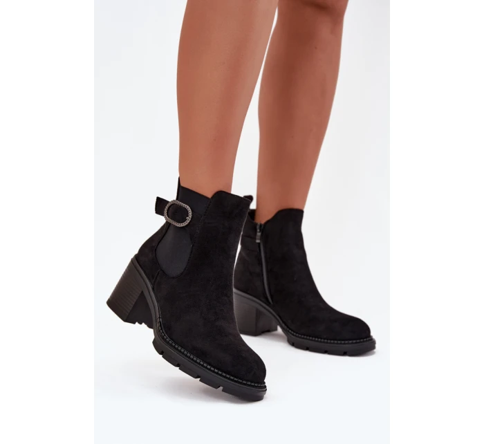 Boty na podpatku  model 216653 Step in style