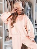 Dámská tepláková souprava nadměrné velikosti Buttercotch DRESIS pink FashionStreet AY1148