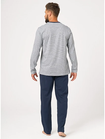 Pyžamo MNS model 22316343 B26 dlouhé rukávy, velikosti M–2XL - Key Pyžamo MNS model 22316343 B26 dlouhé rukávy, velikosti M–2XL - Key