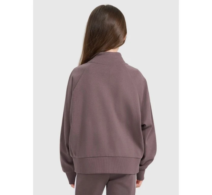 Dívčí mikina s kapucí model 21730562 - 4F