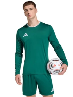 Pánské tričko adidas Entrada 26 s dlouhým rukávem zelené KF5846 pánské