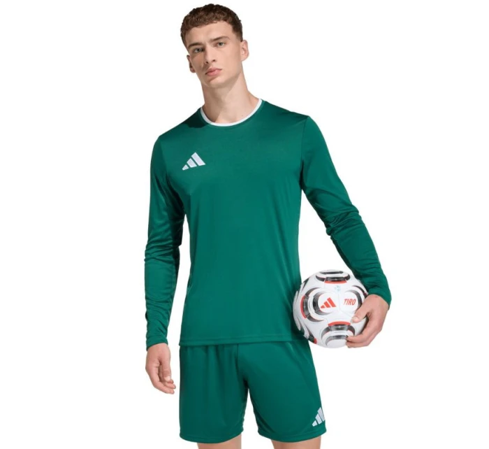Pánské tričko adidas Entrada 26 s dlouhým rukávem zelené KF5846 pánské