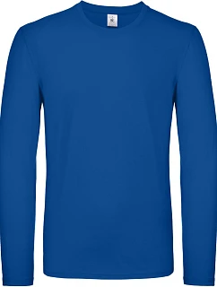 B&C #E150 LSL Tričko s dlouhým rukávem 01.005T royal blue