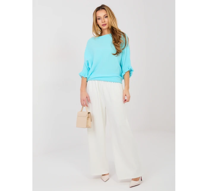 Sweter MI SW model 21937083 turkusowy - FPrice