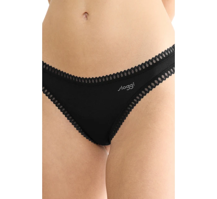 SLOGGI GO CRUSH TANGA 3PACK BLACK
