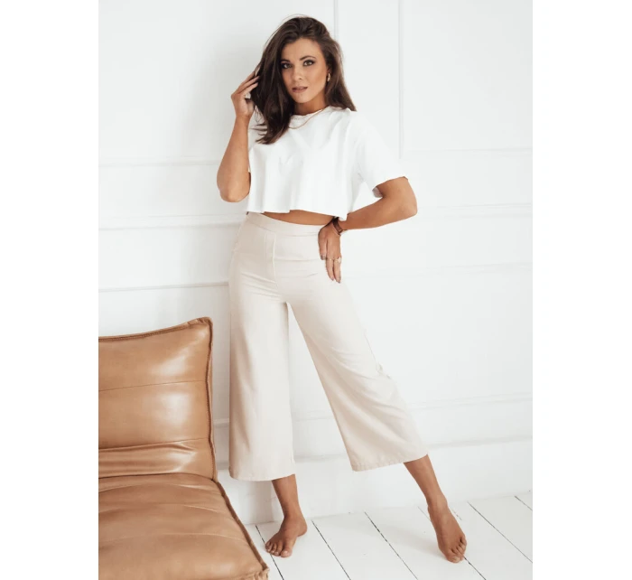 Dámské kalhoty  light beige Dstreet model 21972558 - FashionStreet