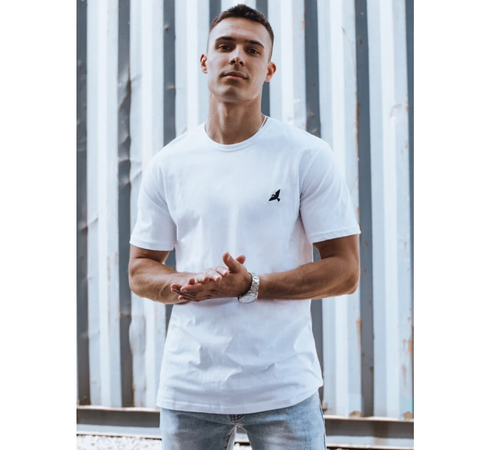 Pánské bílé tričko Dstreet model 21977178 - FashionStreet Pánské bílé tričko Dstreet model 21977178 - FashionStreet