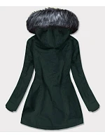 Dámská nepromokavá parka zeleno-šedá (m-923) Dámská nepromokavá parka zeleno-šedá (m-923)