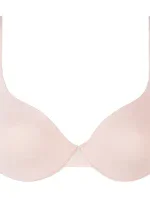 Dámská hladká vyztužená podprsenka DIM INVISIFREE PADDED BRA - DIM - světle růžová