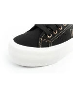 Lee Cooper dámská sportovní obuv na platformě černá se zlatými dámskými teniskami Lee Cooper dámská sportovní obuv na platformě černá se zlatými dámskými teniskami