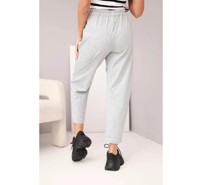 Kalhoty s kapsami Summer Punto šedý melír