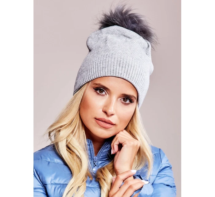 Čepice AT CZ 171701.37 šedá