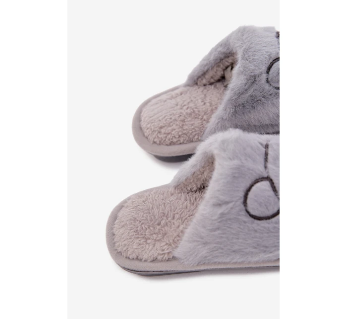 Dětské bačkory s kožíškem – modré Norene Dětské bačkory s kožíškem – modré Norene