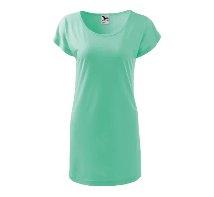 Love tričko/šaty dámské mátová Love tričko/šaty dámské mátová