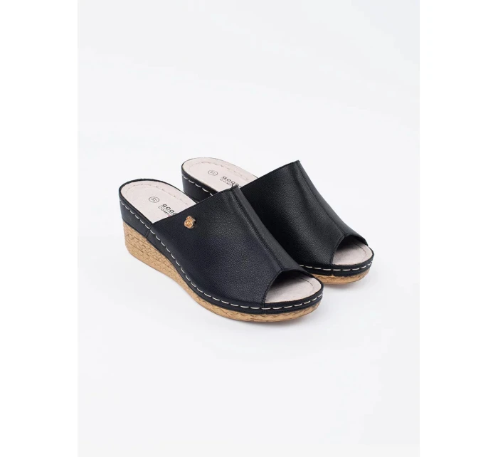 Dámské nazouváky na klínku FL1266B - GOODIN