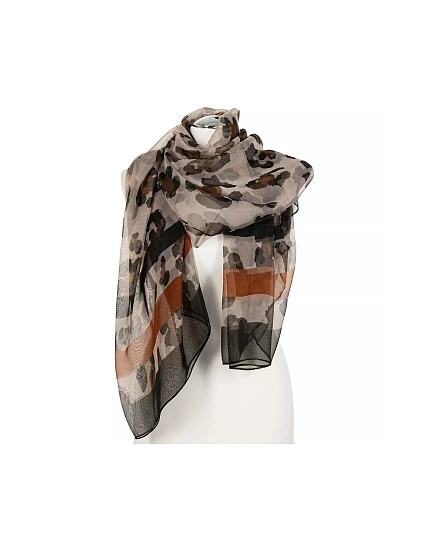 Dámský šátek model 22082228 hnědý - Moraj