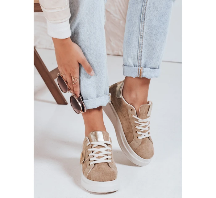 FashionStreet béžové dámské tenisky ZY1067