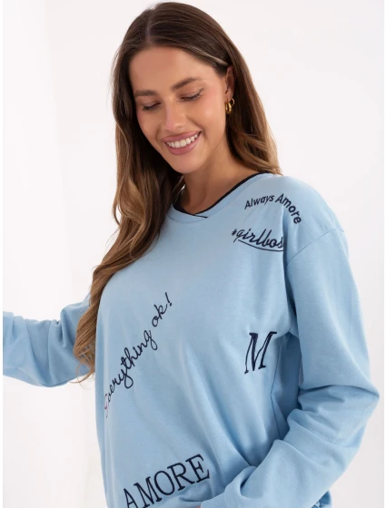 Bluza RV BL model 21717669 jasny niebieski - FPrice