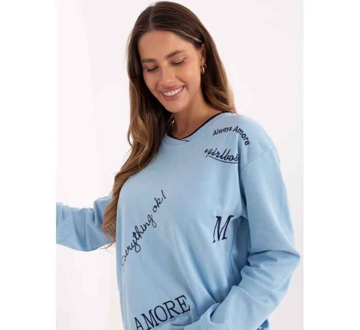 Halenka RV BL A968.00 světle modrá Halenka RV BL A968.00 světle modrá