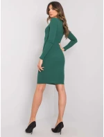 Šaty RV SK model 16327909 tmavě zelená - FPrice Šaty RV SK model 16327909 tmavě zelená - FPrice