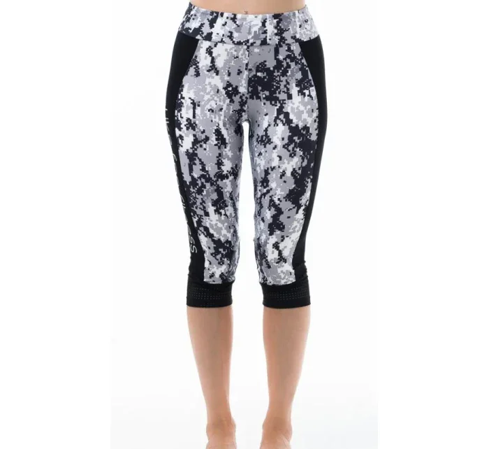 Dámské krátké černobílé sportovní legíny A6103 - Litex Dámské krátké černobílé sportovní legíny A6103 - Litex