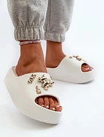 Pantofle 4AX-15 bílé - Step in style