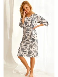 Dlouhá dámská noční košile 2562 MEGAN ZIMA 2021