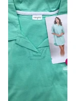 Dámská noční košile s krátkým rukávem Martina model 17519771 - Vienetta Dámská noční košile s krátkým rukávem Martina model 17519771 - Vienetta