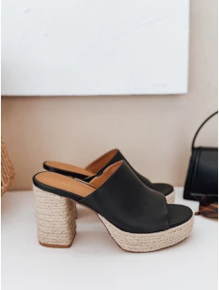 Dámské žabky HOTTRENDY black FashionStreet ZY0989