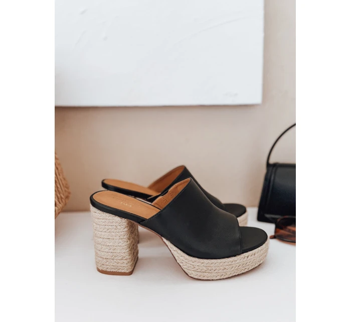 Dámské žabky HOTTRENDY black FashionStreet ZY0989