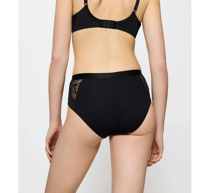 Dámské kalhotky Wild Azalea Florale Maxi - BLACK - černé 0004 - TRIUMPH Dámské kalhotky Wild Azalea Florale Maxi - BLACK - černé 0004 - TRIUMPH
