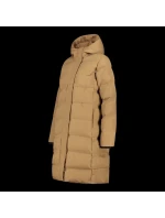 Dámská zimní dlouhá bunda s kapucí,  béžová model 21350723 - CMP