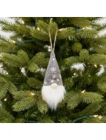 PŘÍVĚSEK S CETKOU SKŘÍTEK ŠEDÝ 11CM PŘÍVĚSEK S CETKOU SKŘÍTEK ŠEDÝ 11CM