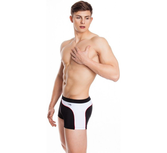 Pánské plavecké šortky černobílé Grant 15 410 - Aqua-Speed