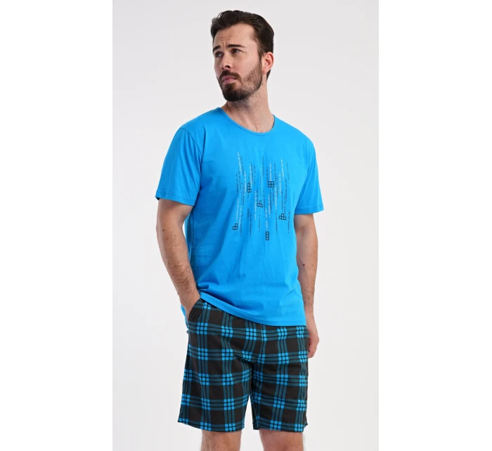 Pánské pyžamo šortky Tetris Pánské pyžamo šortky Tetris